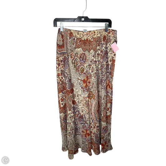 Skirt Maxi By Clothes Mentor In Brown, Size: 2x