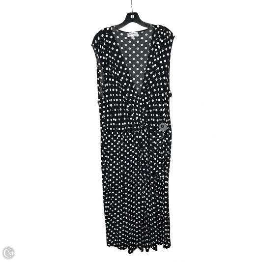 Jumpsuit By Clothes Mentor In Polkadot Pattern, Size: 3x