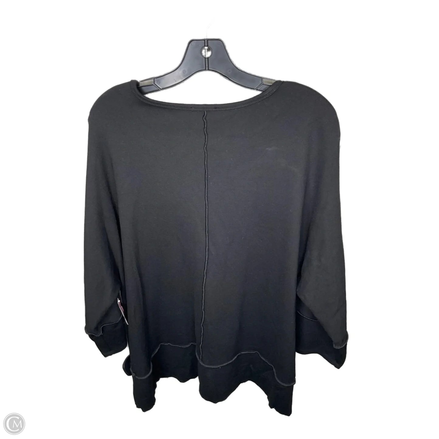 Top Long Sleeve By Jones New York In Black, Size: 2x