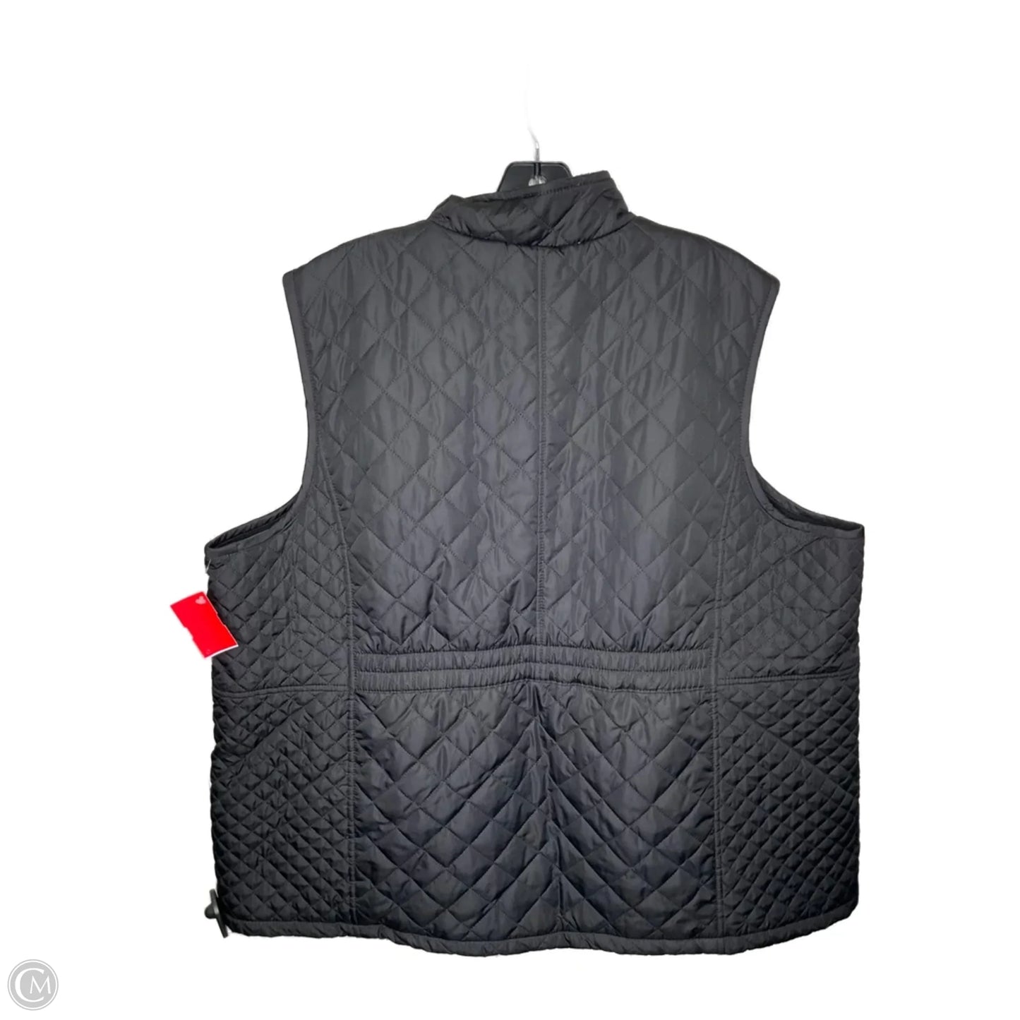 Vest Puffer & Quilted By Croft And Barrow In Black, Size: 3x