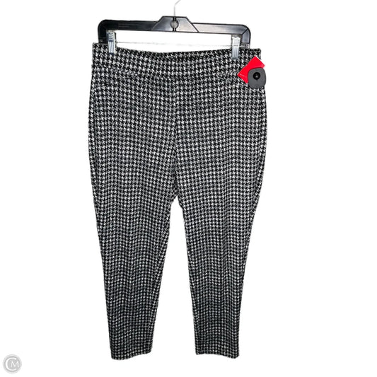 Pants Designer By Michael Kors In Black & White, Size: L