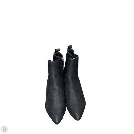Boots Ankle Heels By Clothes Mentor In Black, Size: 8