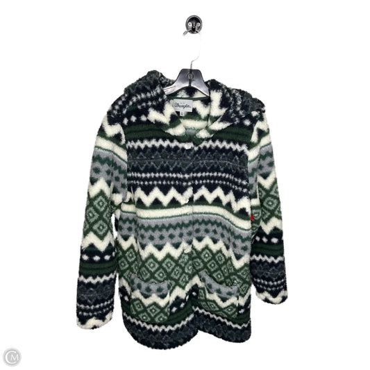 Jacket Fleece By Wrangler In Green, Size: Xl