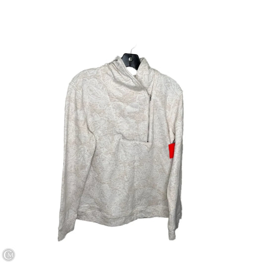 Athletic Jacket By Croft And Barrow In Cream, Size: L
