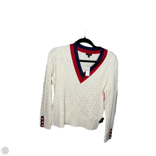 Sweater By Talbots In White, Size: S