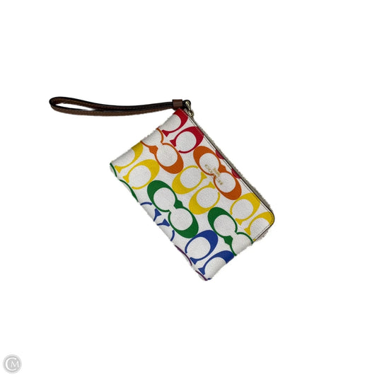 Wristlet Designer By Coach, Size: Small