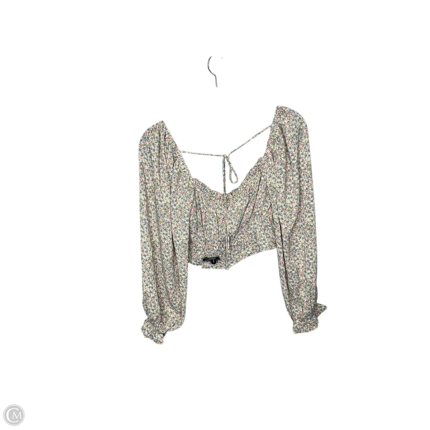 Top Long Sleeve By Mable In Floral Print, Size: L