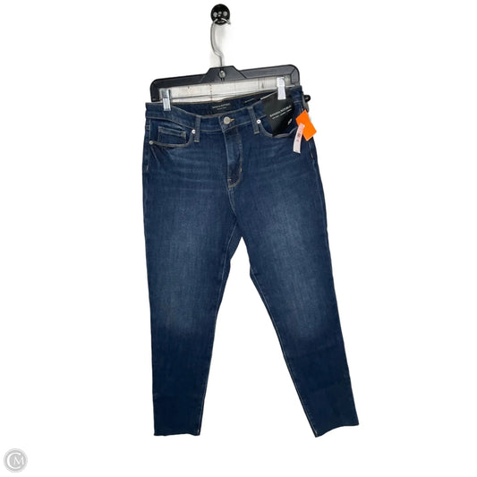 Jeans Skinny By Banana Republic In Blue Denim, Size: 10p