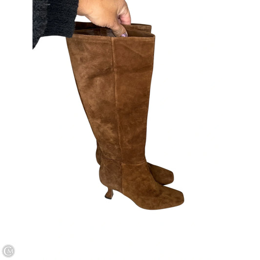 Boots Knee Heels By Sam Edelman In Brown, Size: 8
