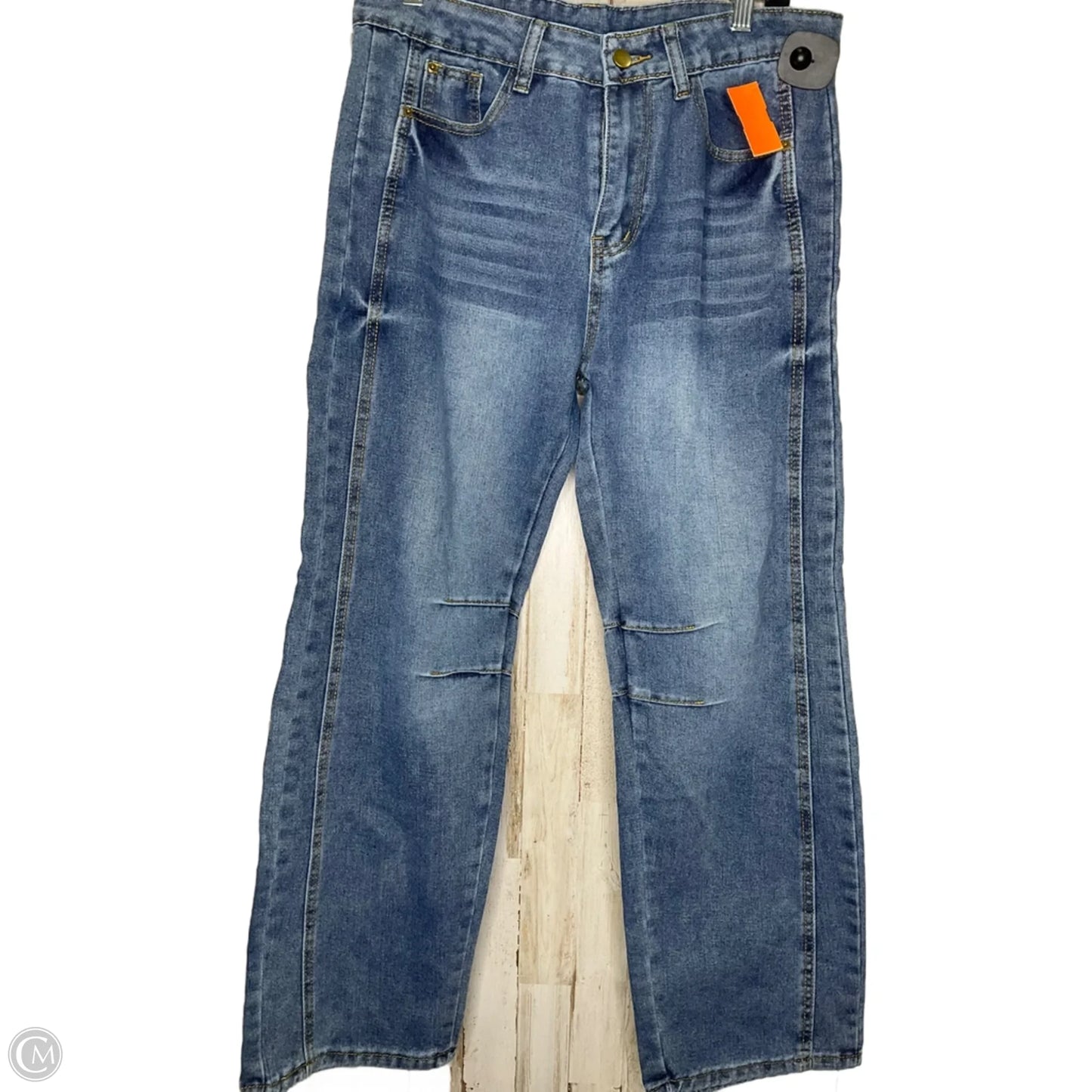 Jeans Wide Leg By Clothes Mentor In Blue, Size: L