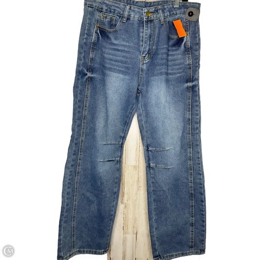 Jeans Wide Leg By Clothes Mentor In Blue, Size: L