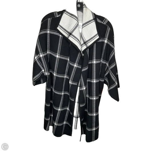 Shawl Designer By Alice + Olivia In Black & White, Size: S