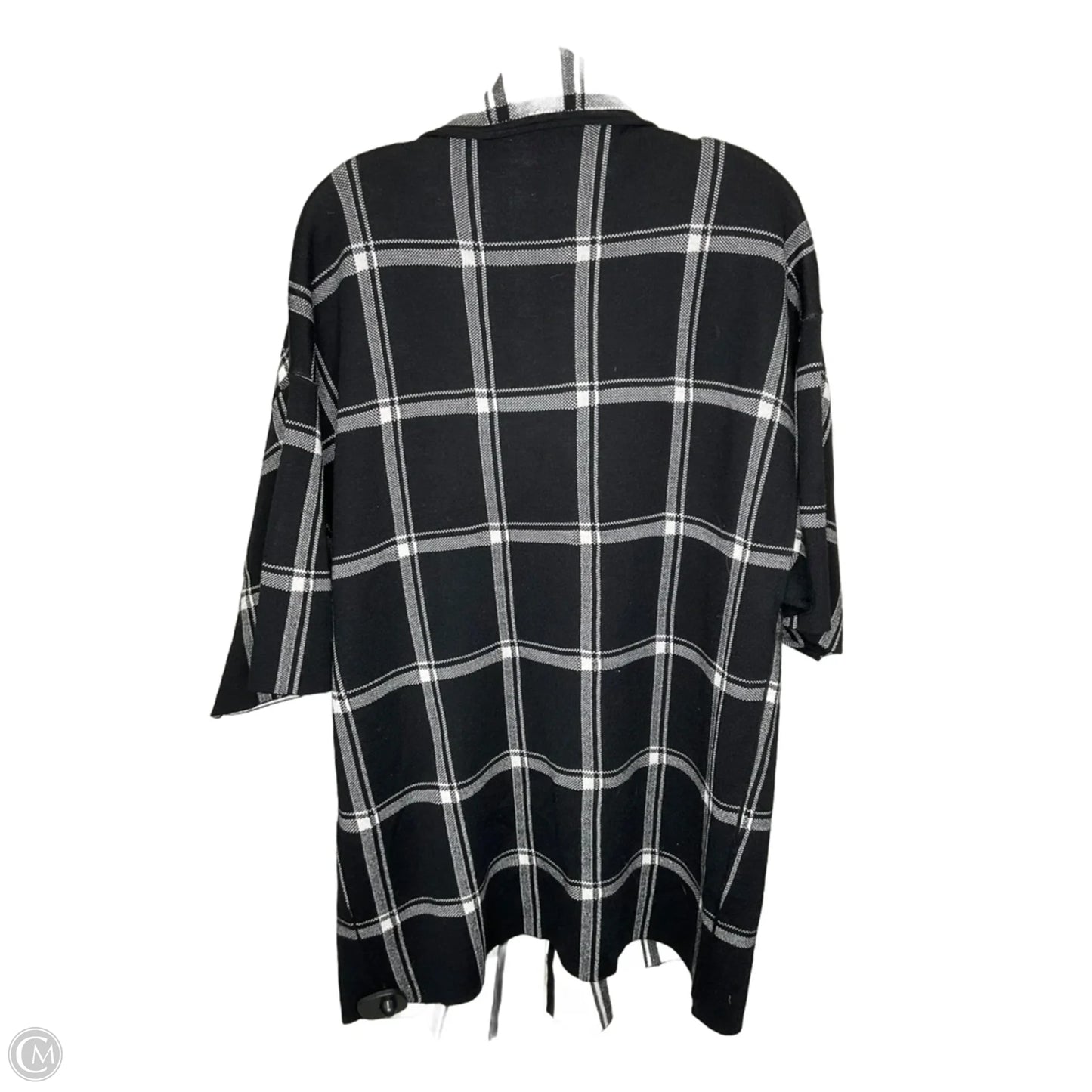 Shawl Designer By Alice + Olivia In Black & White, Size: S