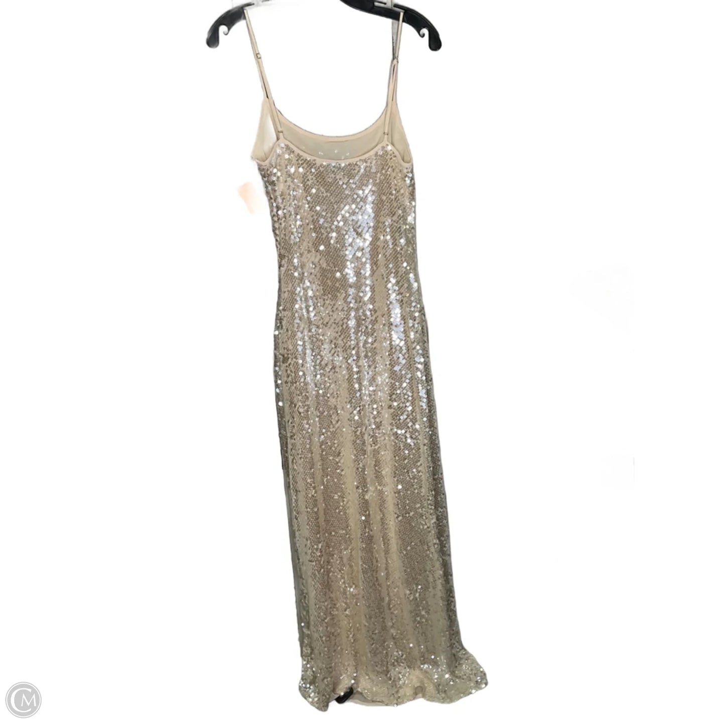Dress Casual Maxi By Cmc In Cream, Size: M