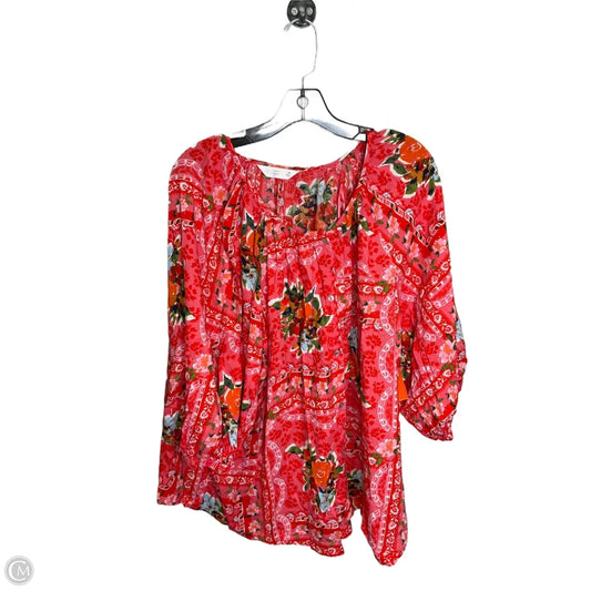 Top Long Sleeve By Clothes Mentor In Pink, Size: 2x