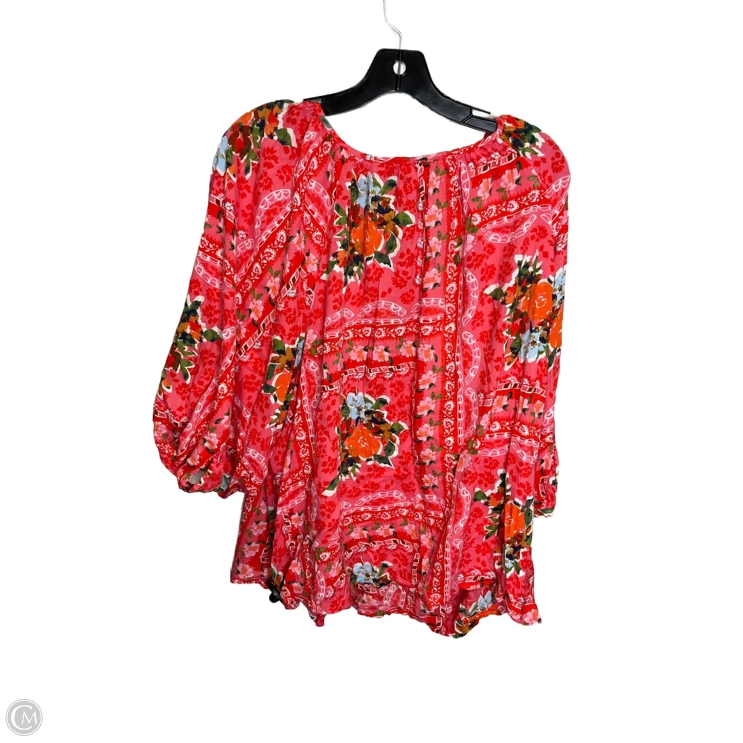 Top Long Sleeve By Clothes Mentor In Pink, Size: 2x