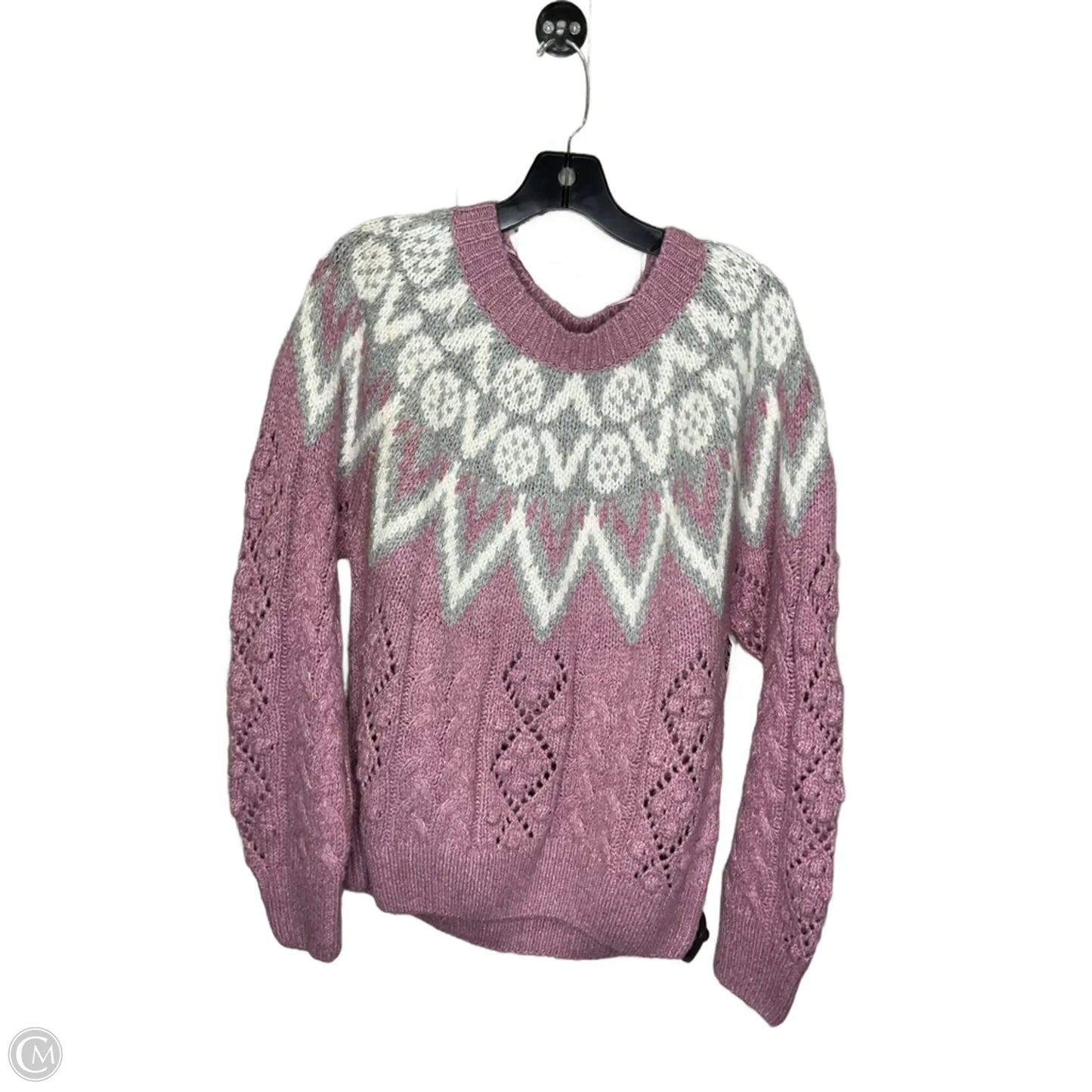 Sweater By Lucky Brand In Purple, Size: M