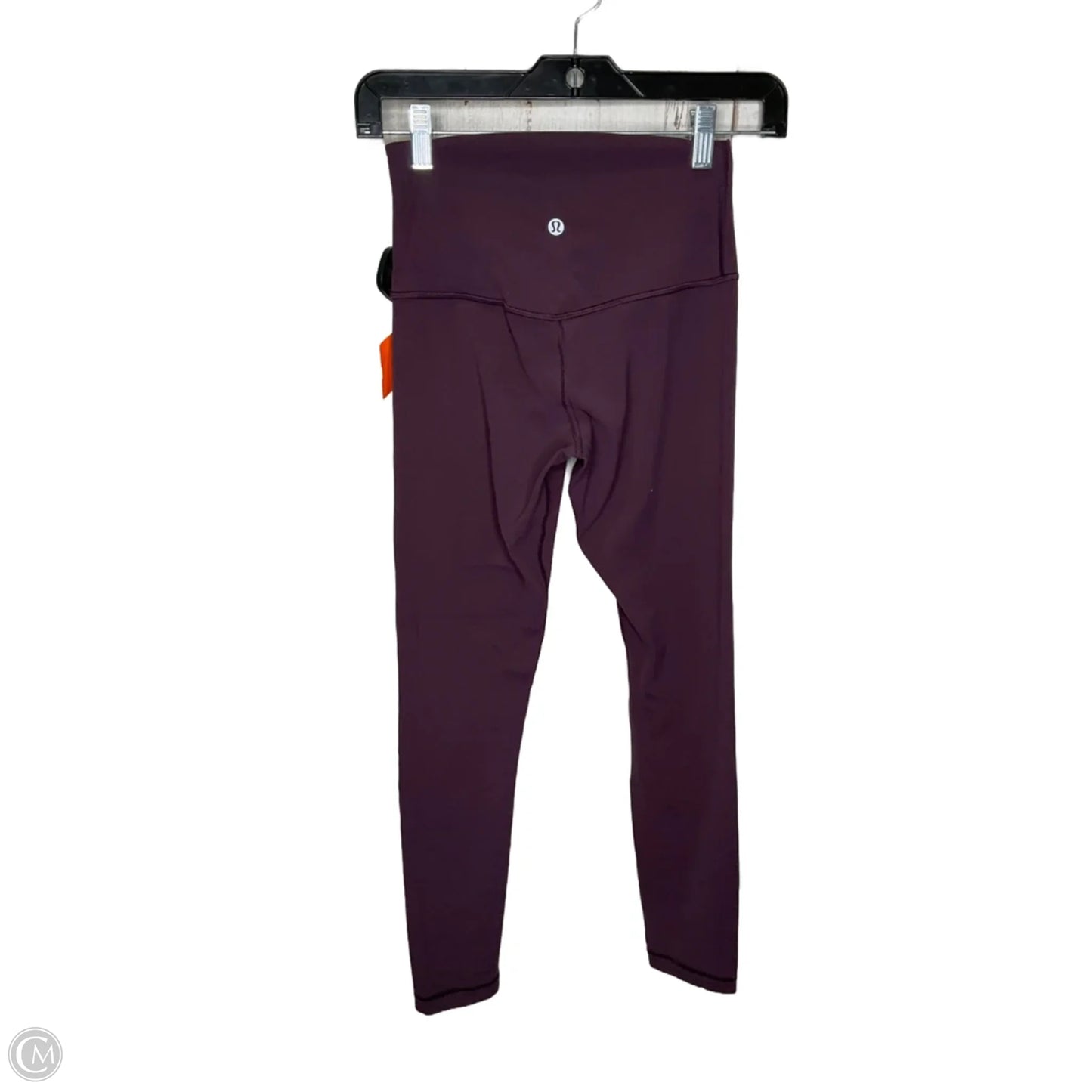 Athletic Leggings By Lululemon In Maroon, Size: 4