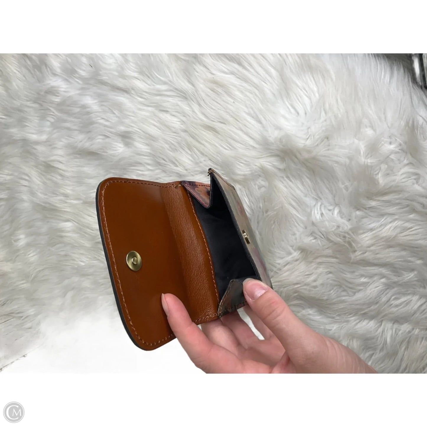 Wallet Leather By Clothes Mentor, Size: Medium