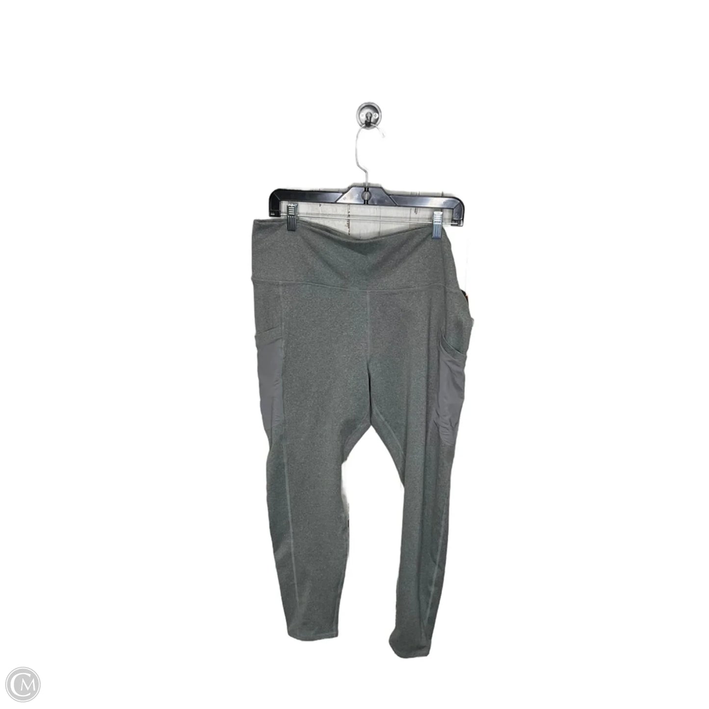 Athletic Leggings By Fabletics In Green, Size: 2x
