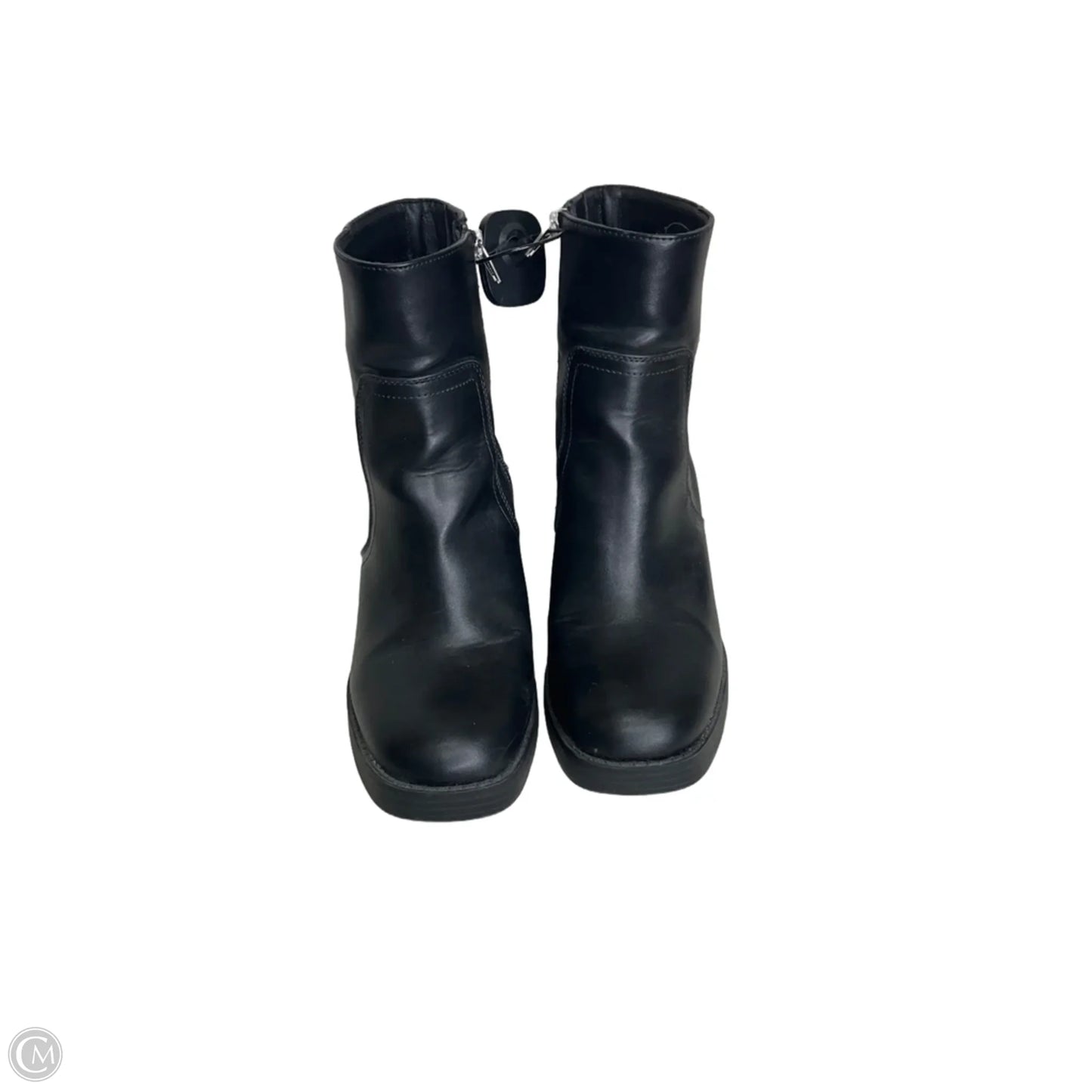 Boots Ankle Heels By Universal Thread In Black, Size: 9.5
