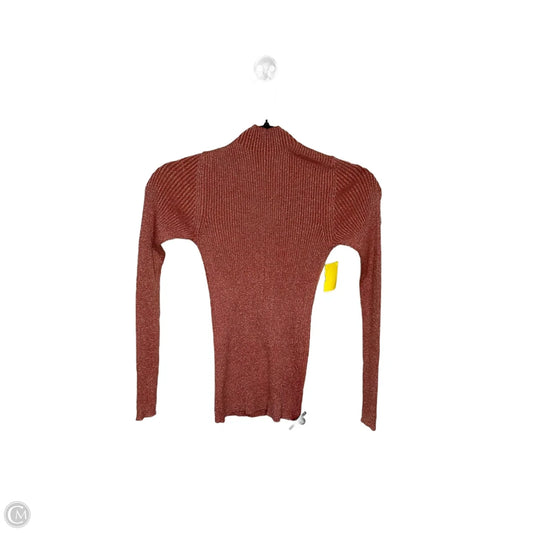 Top Long Sleeve By Sage In Pink, Size: S