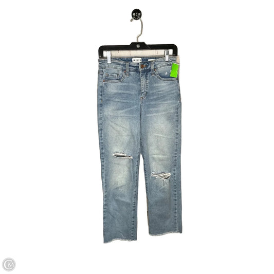 Jeans Straight By Clothes Mentor In Blue Denim, Size: 0