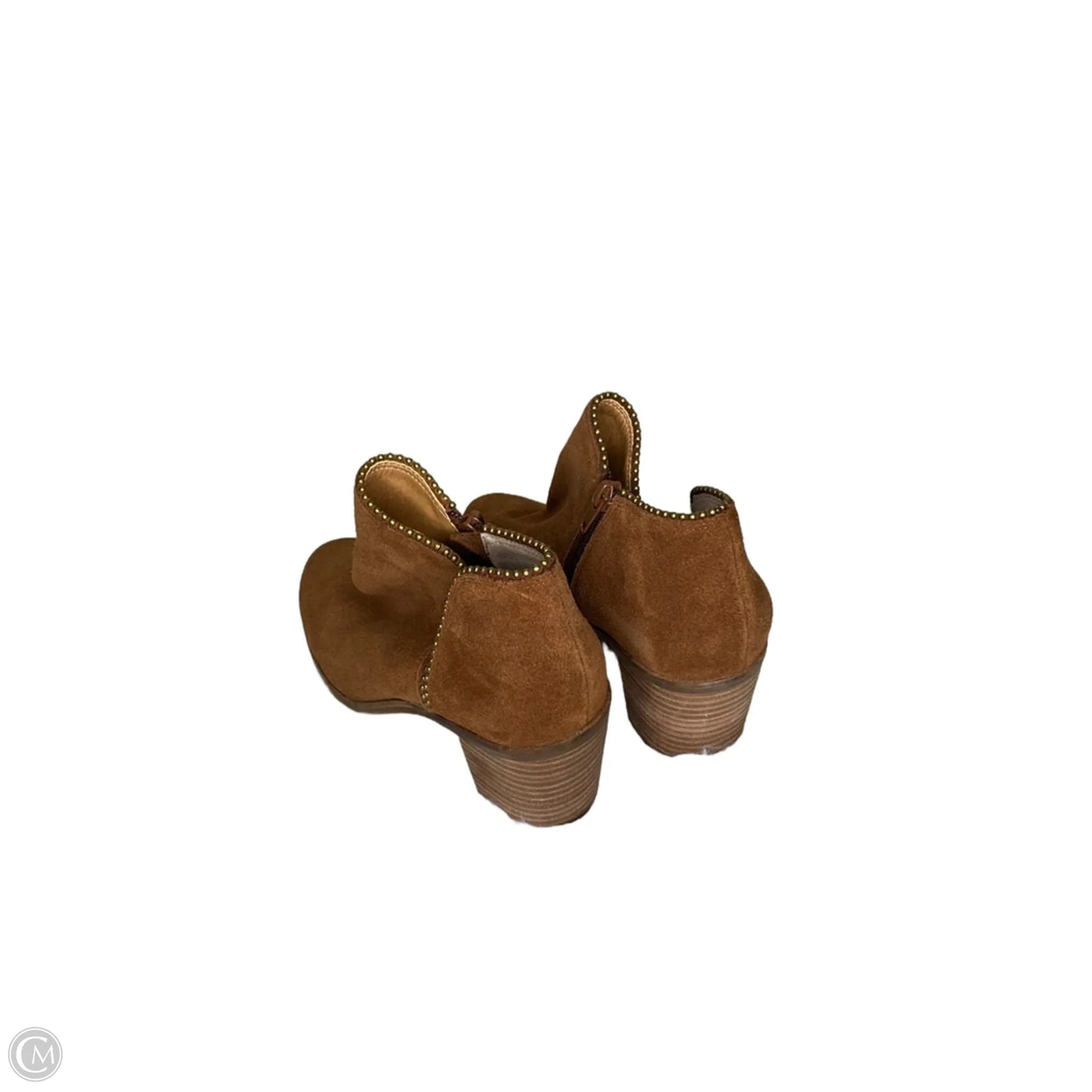 Boots Ankle Heels By Lucky Brand In Brown, Size: 7.5
