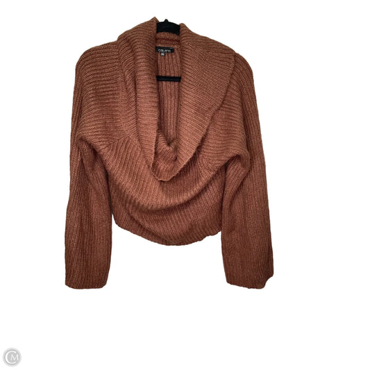 Sweater By Clothes Mentor In Brown, Size: 2x