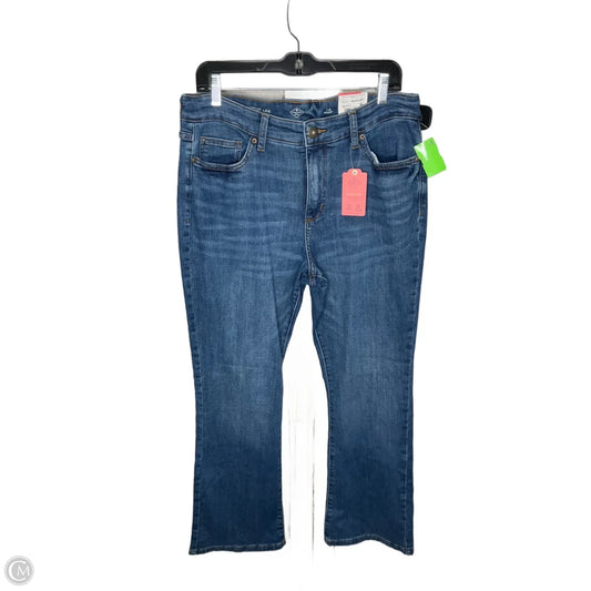 Jeans Boot Cut By St Johns Bay In Blue Denim, Size: 14