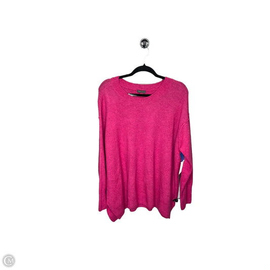 Top Long Sleeve By Vince Camuto In Pink, Size: 1x