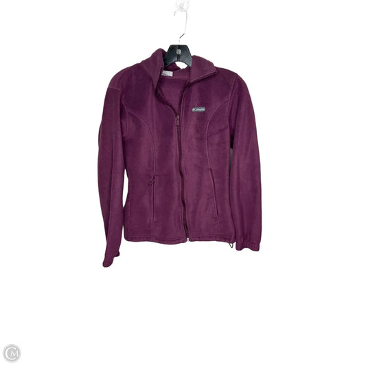 Jacket Fleece By Columbia In Purple, Size: M