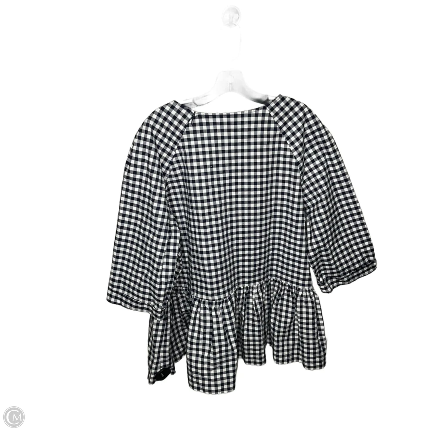 Top Long Sleeve By Clothes Mentor In Plaid Pattern, Size: 3x