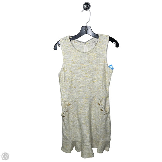 Dress Casual Midi By Loft In Yellow, Size: 4