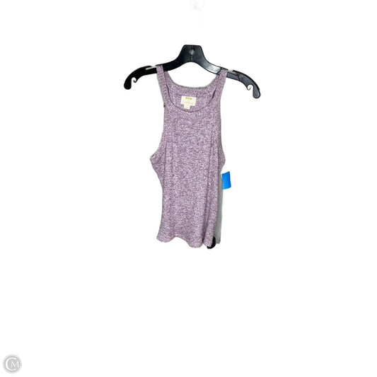 Top Sleeveless By Maeve In Purple, Size: L