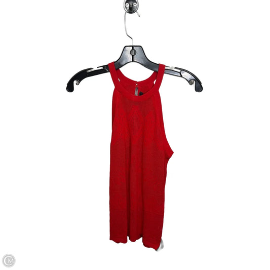 Top Sleeveless By White House Black Market In Red, Size: Xs