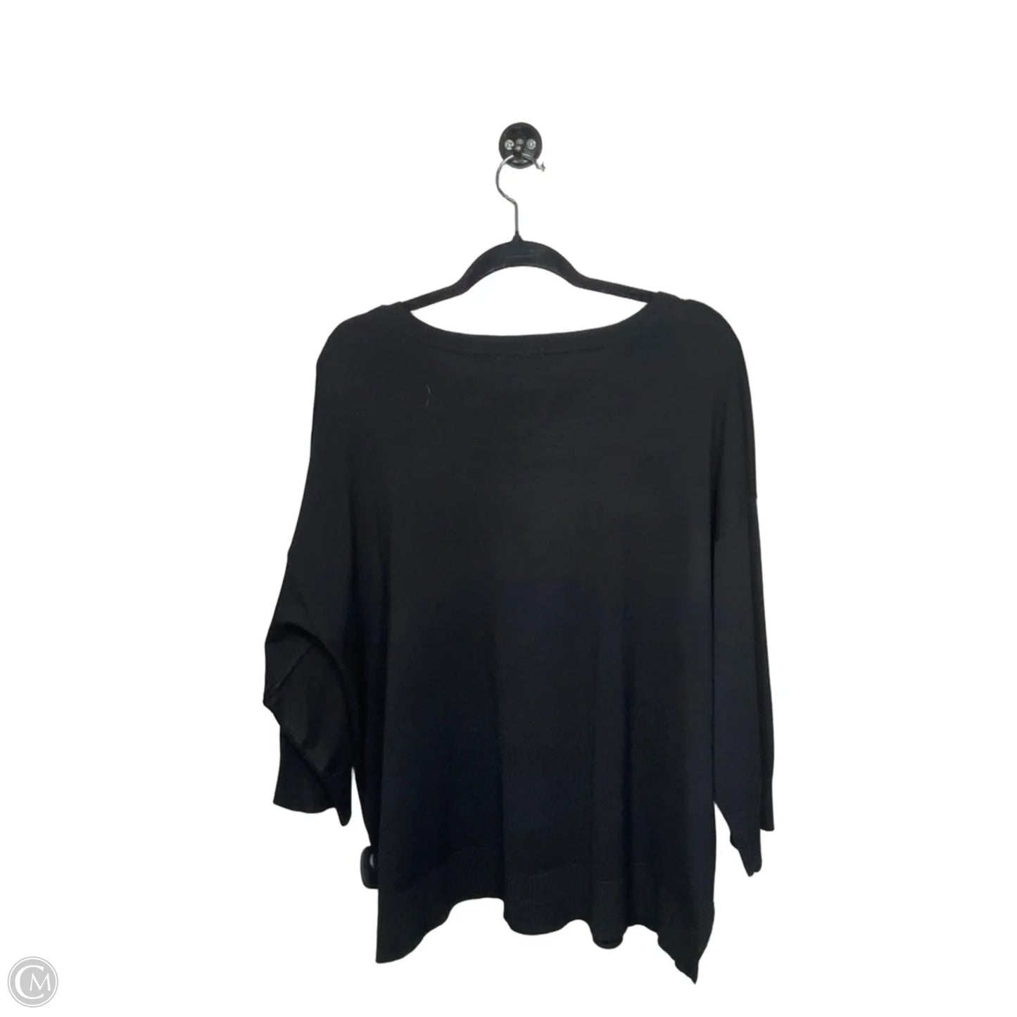 Top Short Sleeve By Cable And Gauge In Black, Size: 1x