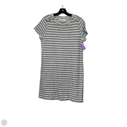 Dress Casual Midi By Loft In Grey, Size: L