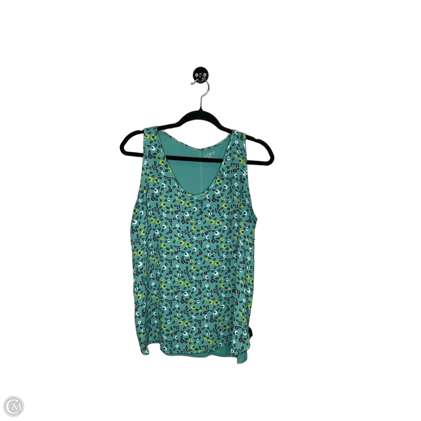 Top Sleeveless By Loft In Green, Size: Lp