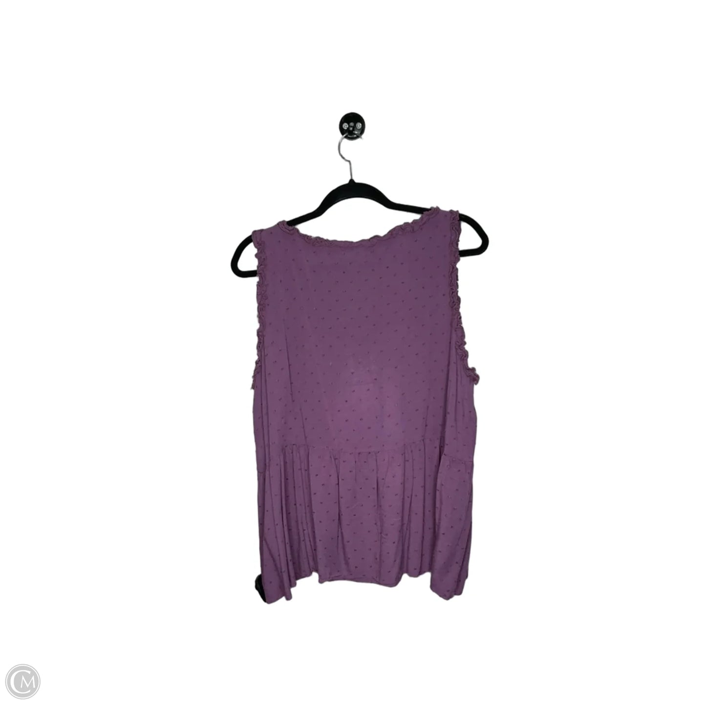 Top Sleeveless By Staccato In Purple, Size: M