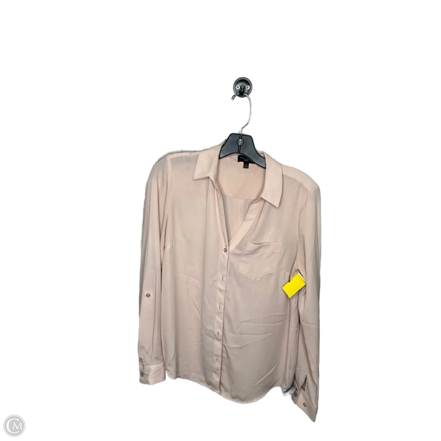 Top Long Sleeve By Limited In Pink, Size: S