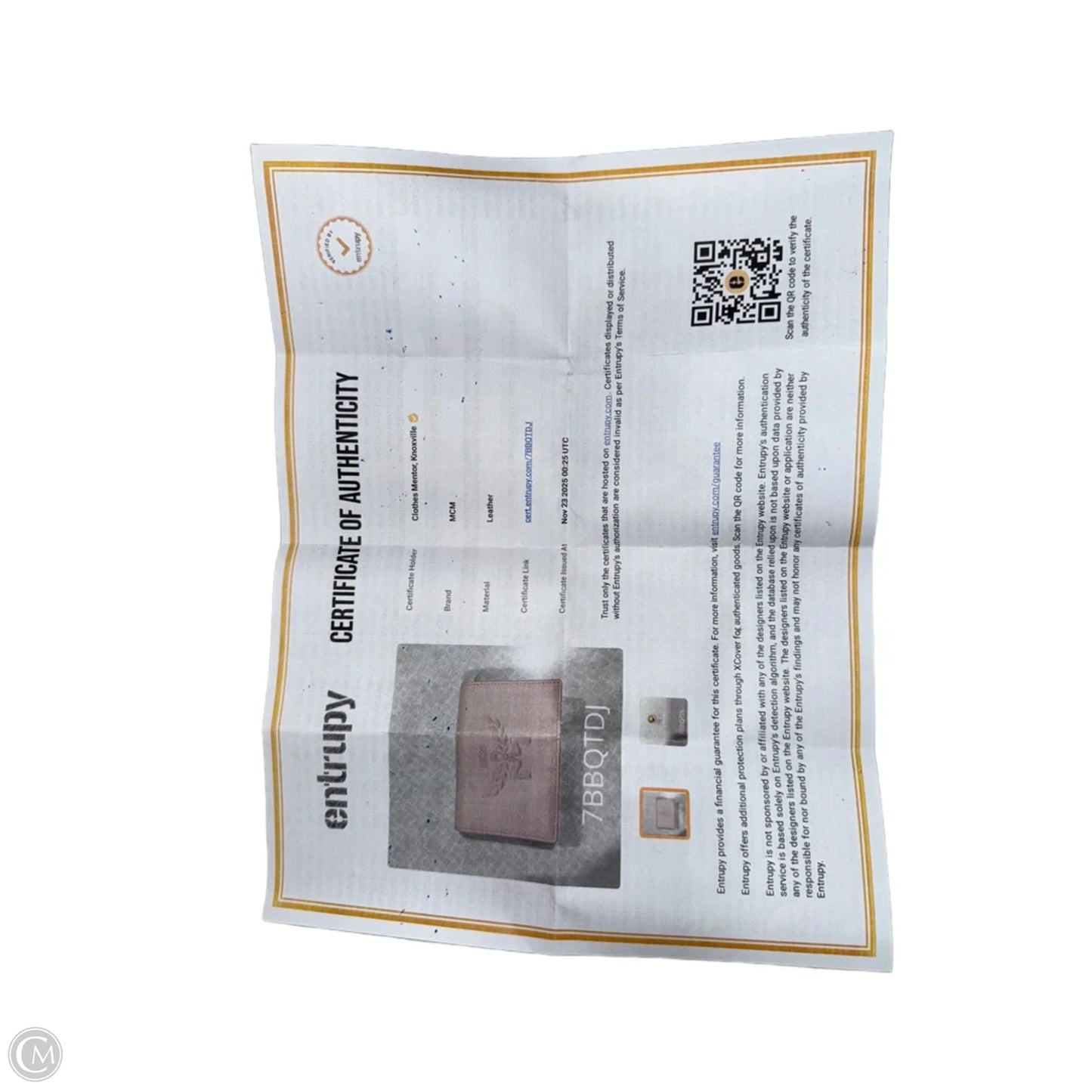 Wallet Luxury Designer By Mcm, Size: Small