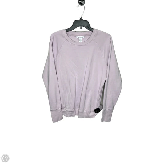 Athletic Sweatshirt Crewneck By Athleta In Purple, Size: M