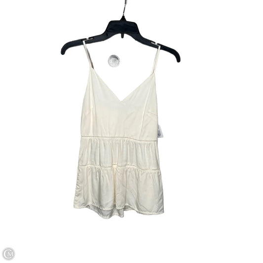 Top Sleeveless By Old Navy In Cream, Size: Xs
