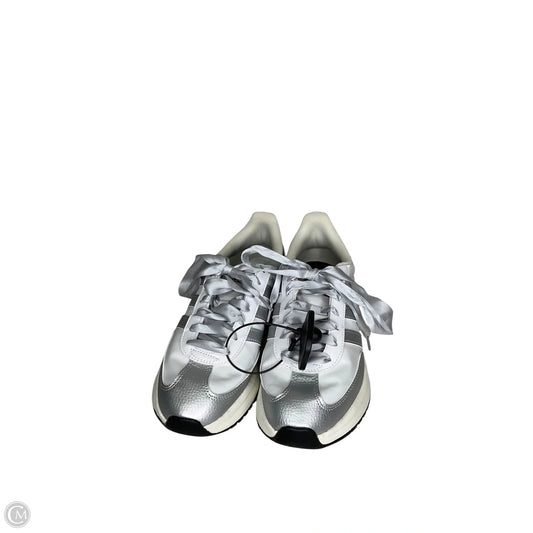 Shoes Sneakers By Adidas In Grey & White, Size: 8.5