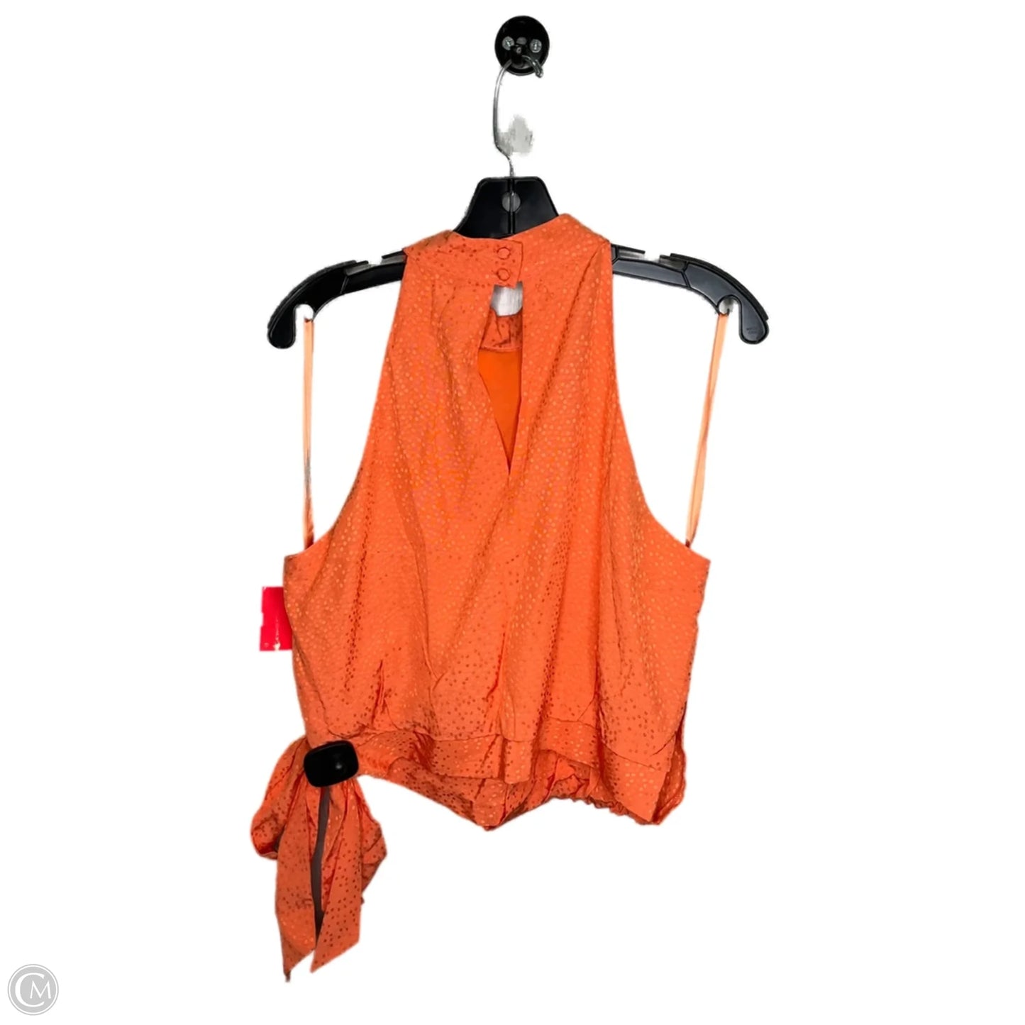 Top Sleeveless By Bcbgmaxazria In Orange, Size: L