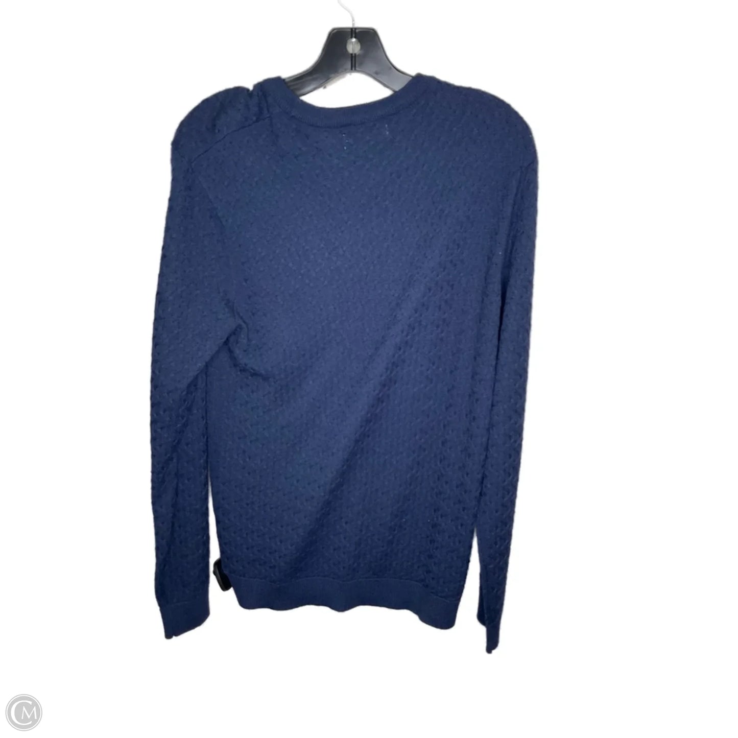 Top Long Sleeve By Geoffery Beene In Blue, Size: S