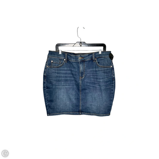 Skirt Midi By Torrid In Blue, Size: 14