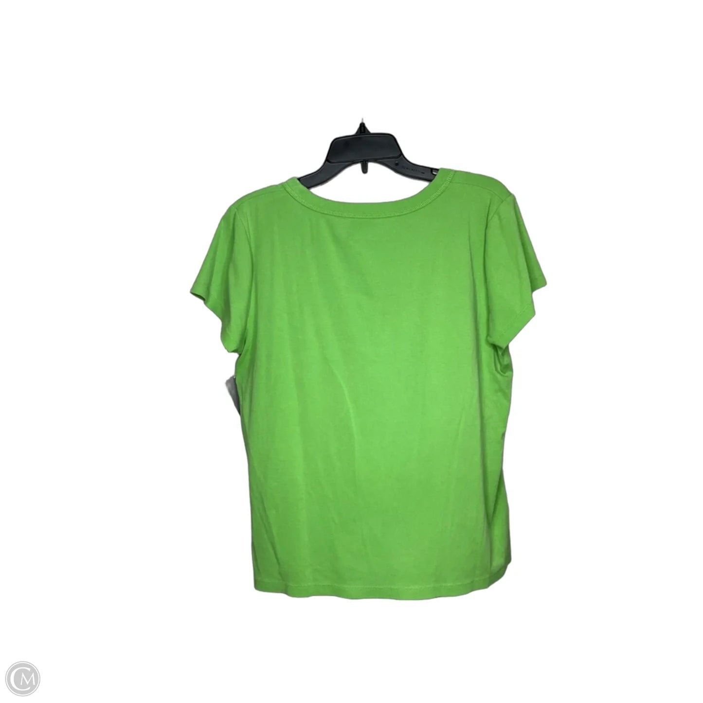 Top Short Sleeve By Talbots In Green, Size: Xl