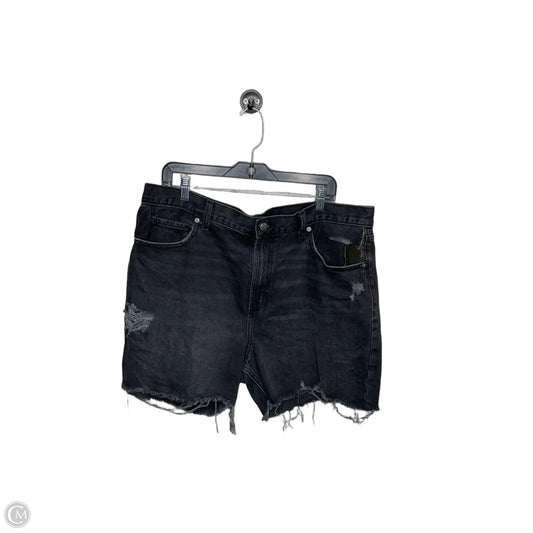 Shorts By Old Navy In Black Denim, Size: 16
